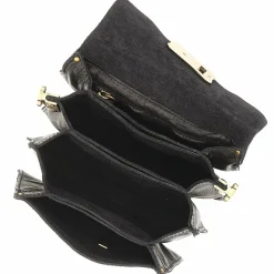 New Campomaggi Donna Schultertasche Leder 22 cm nero