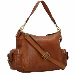 Campomaggi Schultertaschen<Elda Schultertasche Leder 30 cm cognac