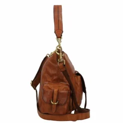 Campomaggi Schultertaschen<Elda Schultertasche Leder 30 cm cognac