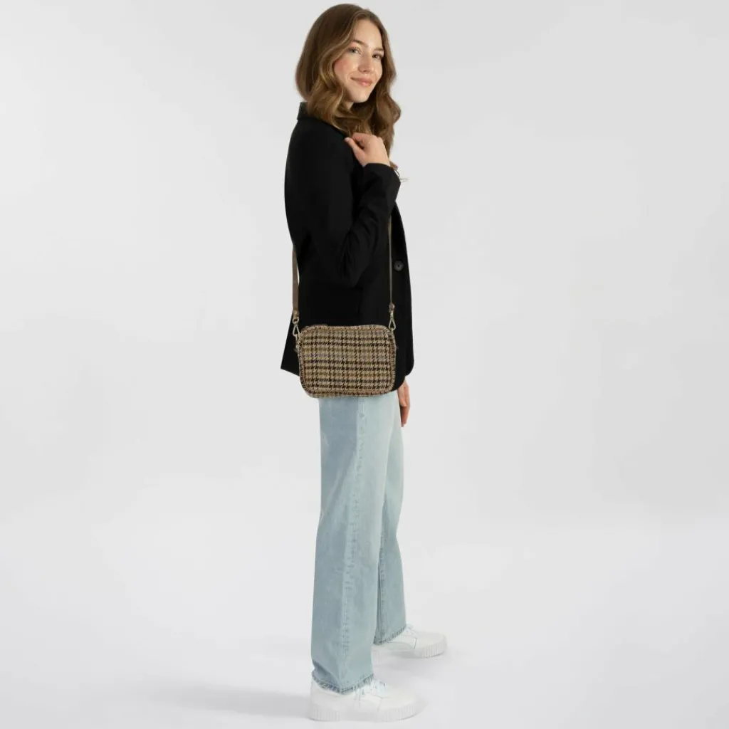 Campomaggi Schultertaschen<Fulvia Schultertasche 21 cm beige-nero