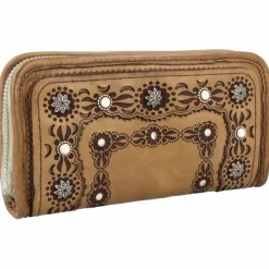 Damen Campomaggi Geldbörse Leder 21,5 cm