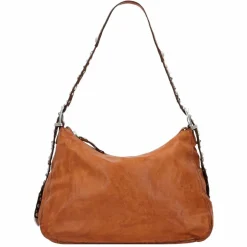 Campomaggi Henkeltaschen|Schultertaschen<Giuliana Schultertasche Leder 36 cm cognac