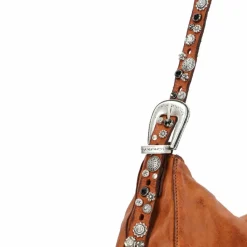 Campomaggi Henkeltaschen|Schultertaschen<Giuliana Schultertasche Leder 36 cm cognac