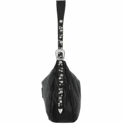 Sale Campomaggi Giuliana Schultertasche Leder 36 cm nero