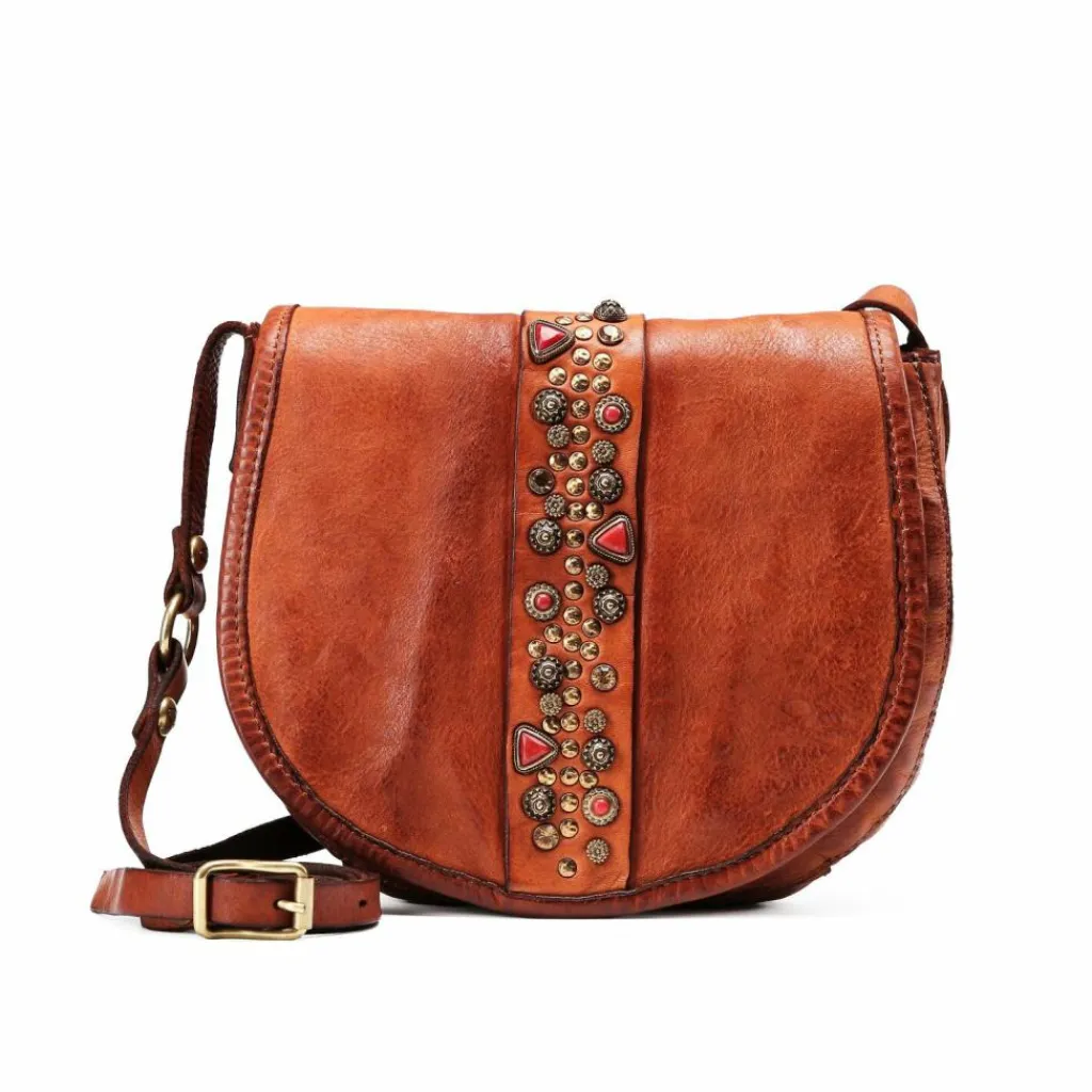 Campomaggi Umhängetaschen<Irene Umhängetasche Leder 23 cm cognac