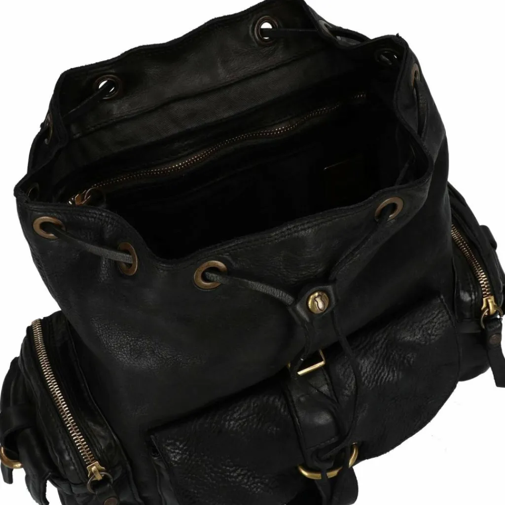 Campomaggi Lederrucksäcke|City Rucksäcke<Karen City Rucksack Leder 29 cm nero