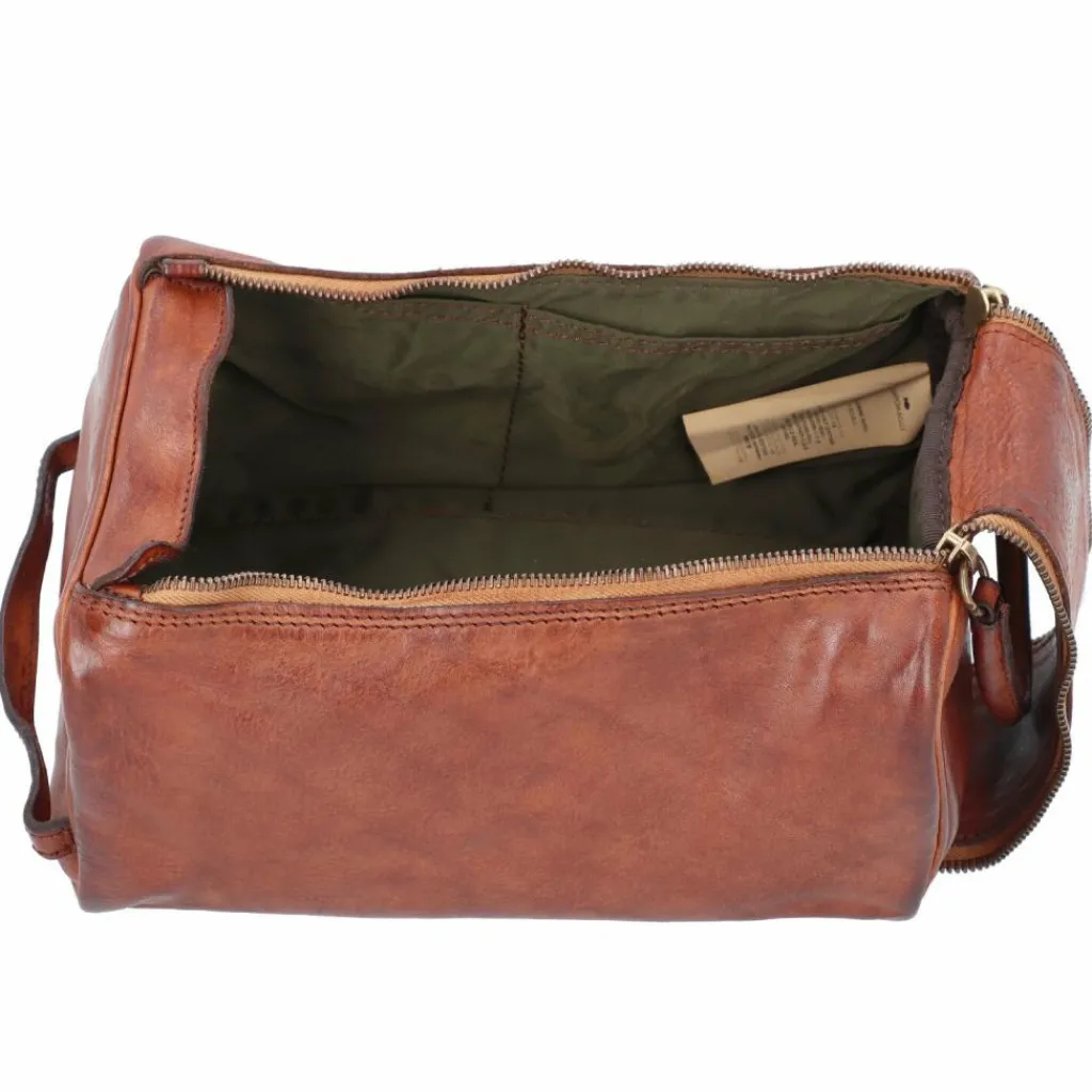 Campomaggi Kulturbeutel<Kulturbeutel Leder 25 cm cognac