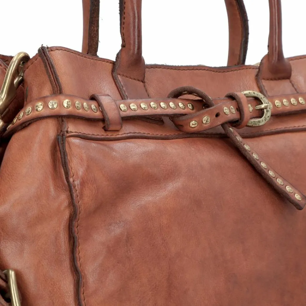 Discount Campomaggi Kura Handtasche Leder 33 cm cognac