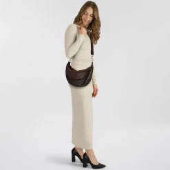 Campomaggi Umhängetaschen<Kura Umhängetasche Leder 38 cm moro