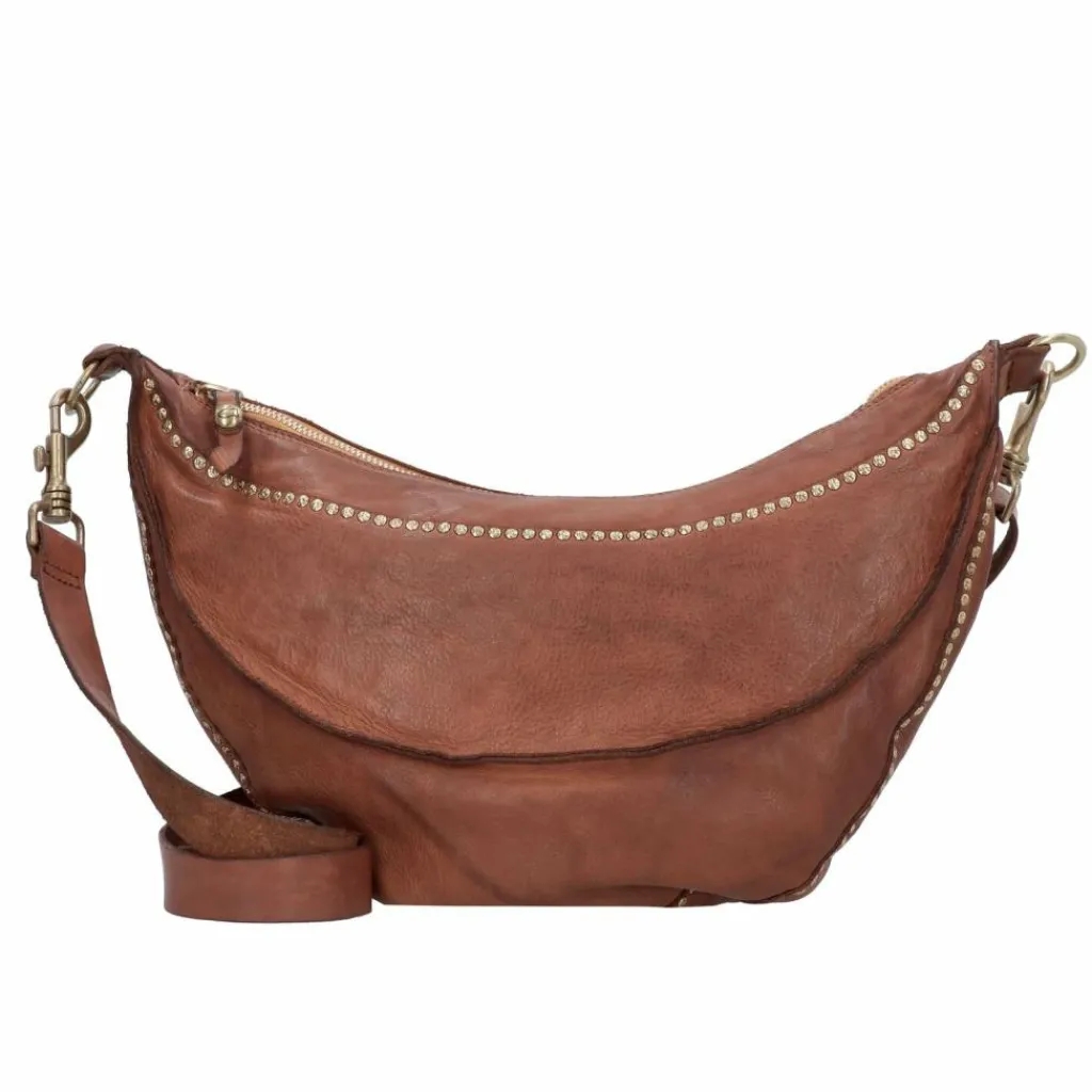 Clearance Campomaggi Kura Umhängetasche Leder 38 cm cognac