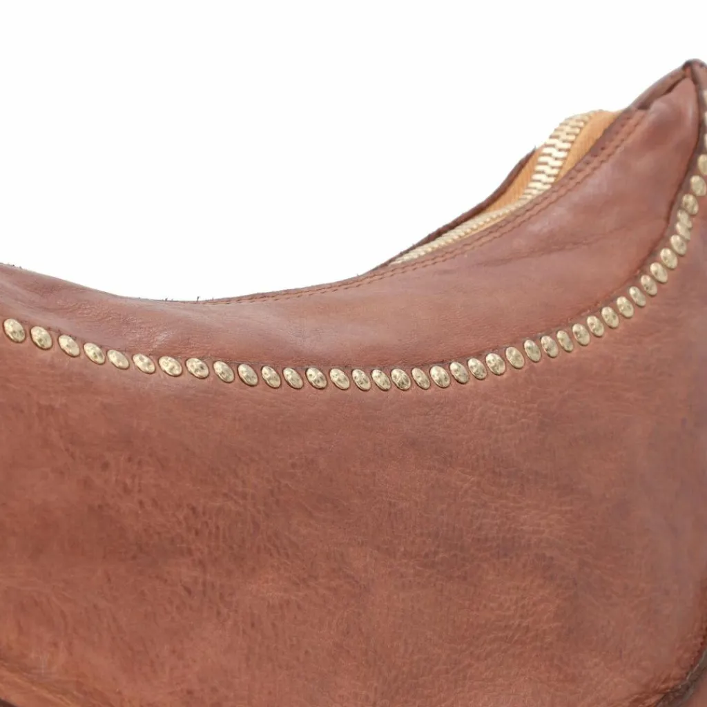 Clearance Campomaggi Kura Umhängetasche Leder 38 cm cognac