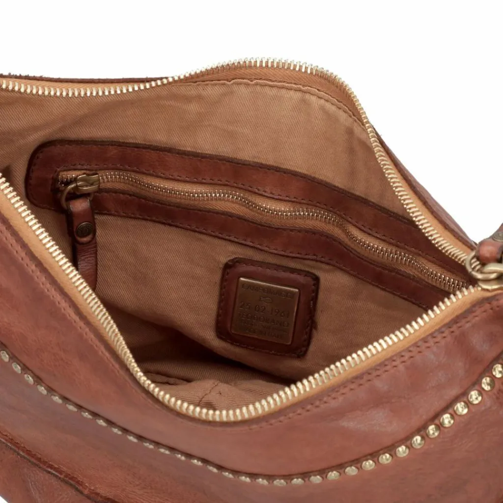 Clearance Campomaggi Kura Umhängetasche Leder 38 cm cognac