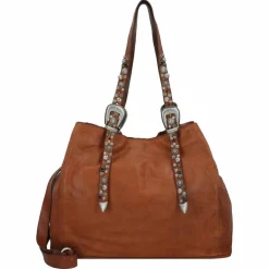 Campomaggi Shopper|Schultertaschen<Lidia Shopper Tasche Leder 41 cm cognac