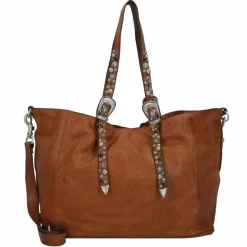 Campomaggi Shopper|Schultertaschen<Lidia Shopper Tasche Leder 41 cm cognac