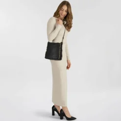 Campomaggi Lisa Schultertasche Leder 26 cm