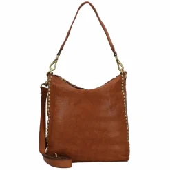 Clearance Campomaggi Lisa Schultertasche Leder 26 cm cognac