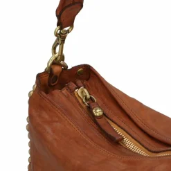 Clearance Campomaggi Lisa Schultertasche Leder 26 cm cognac