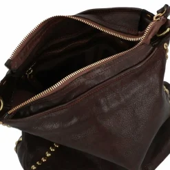 Campomaggi Schultertaschen<Lisa Schultertasche Leder 26 cm moro