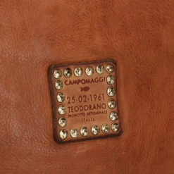 Campomaggi Malachite Schultertasche Leder 28 cm