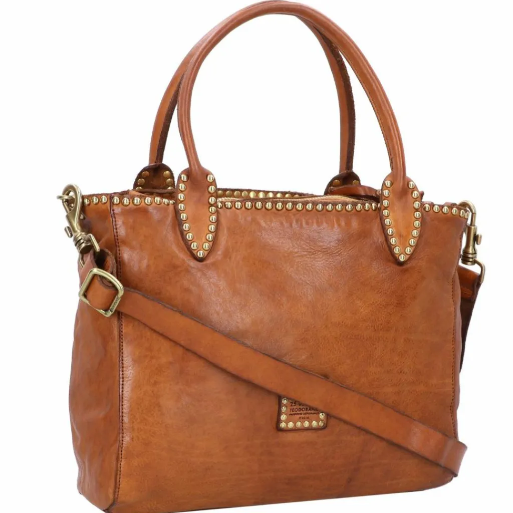 New Campomaggi Malachite Shopper Tasche Leder 33 cm cognac