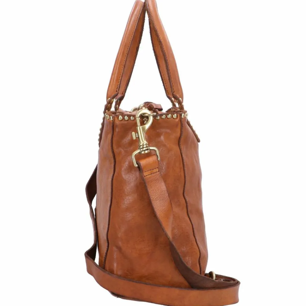 New Campomaggi Malachite Shopper Tasche Leder 33 cm cognac