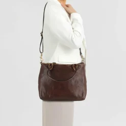 Campomaggi Shopper|Schultertaschen<Malachite Shopper Tasche Leder 33 cm moro