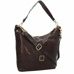 Campomaggi Henkeltaschen|Schultertaschen<Mogano Schultertasche Leder 44 cm moro