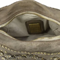 Campomaggi Schultertaschen<Moira Schultertasche Leder 19 cm cemento