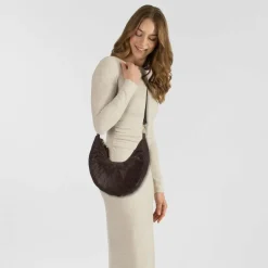 Hot Campomaggi Monospalla Schultertasche Leder 29 cm moro