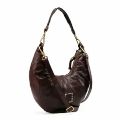 Hot Campomaggi Monospalla Schultertasche Leder 29 cm moro