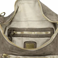 Best Campomaggi Nicole Umhängetasche Leder 32 cm cemento