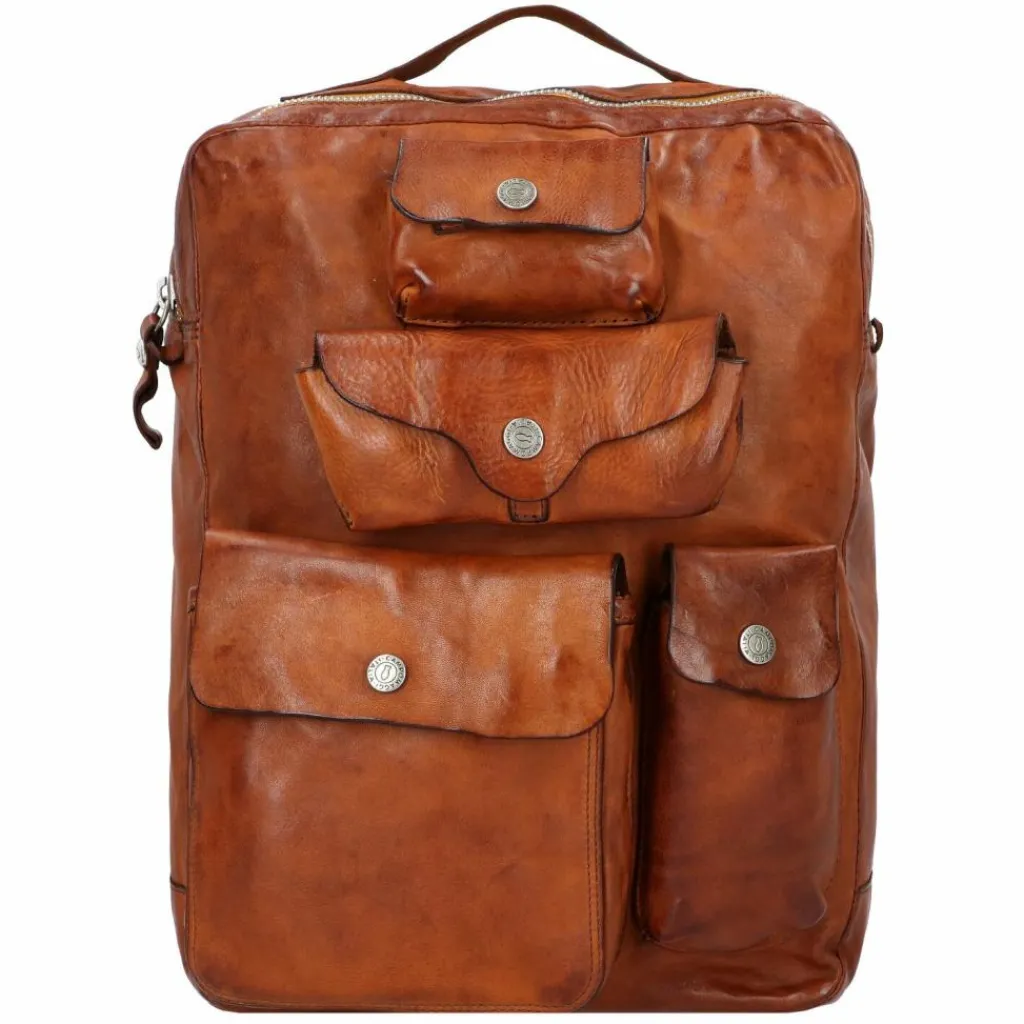 Campomaggi Lederrucksäcke|Daypacks<Pino Daypack Leder 39.5 cm cognac