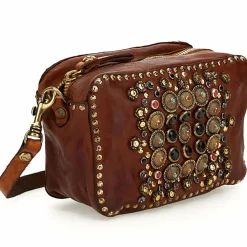 Campomaggi Umhängetaschen<Ribes Umhängetasche Leder 20 cm cognac