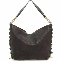 Hot Campomaggi Schultertasche Leder 29 cm moro