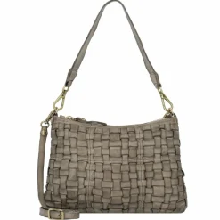 Hot Campomaggi Schultertasche Leder 31 cm cemento