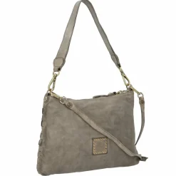 Hot Campomaggi Schultertasche Leder 31 cm cemento