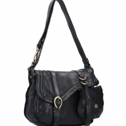 Campomaggi Schultertaschen|Henkeltaschen<Schultertasche Leder 24 cm nero