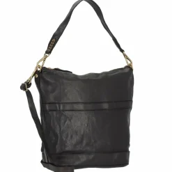 Campomaggi Umhängetaschen<Schultertasche Leder 26 cm nero