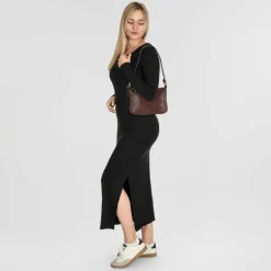 Campomaggi Henkeltaschen|Schultertaschen<Schultertasche Leder 23 cm moro