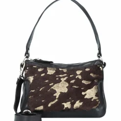Campomaggi Schultertaschen<Schultertasche Leder 25 cm cioccolato+oro+t-nero