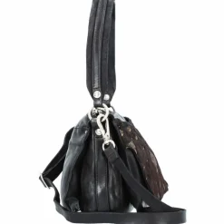 Campomaggi Schultertaschen<Schultertasche Leder 25 cm cioccolato+oro+t-nero