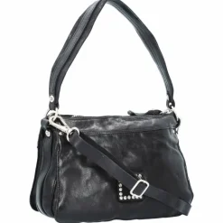 Campomaggi Schultertaschen<Schultertasche Leder 25 cm cioccolato+oro+t-nero