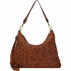 Campomaggi Schultertaschen<Schultertasche Leder 42 cm cognac