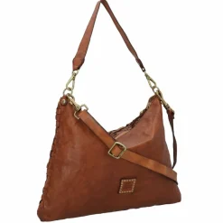 Campomaggi Schultertaschen<Schultertasche Leder 42 cm cognac