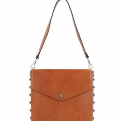 Clearance Campomaggi Schultertasche Leder 23 cm cognac