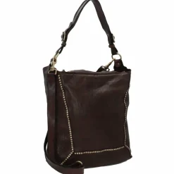 New Campomaggi Schultertasche Leder 33 cm moro