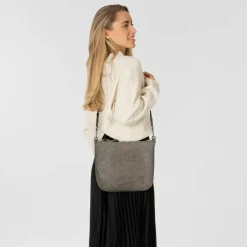 Campomaggi Schultertaschen<Schultertasche Leder 29 cm cemento