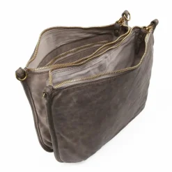 Campomaggi Schultertaschen<Schultertasche Leder 29 cm cemento