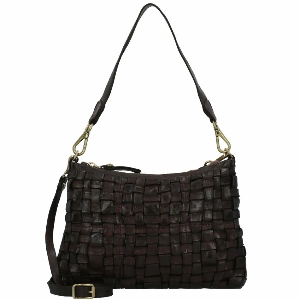 Hot Campomaggi Schultertasche Leder 31 cm moro