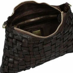 Hot Campomaggi Schultertasche Leder 31 cm moro